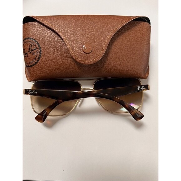 Ray Ban Men’s Brown Metal And Plastic tortoiseshell Frames With Case - Picture 4 of 6